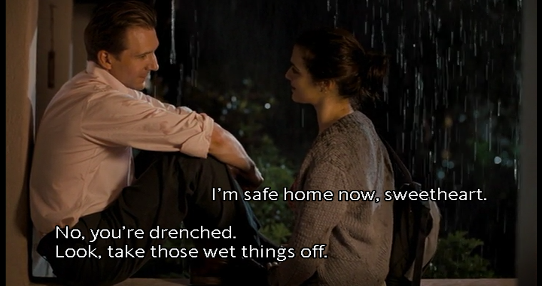 Rachel Weisz and Ralph Fiennes in The Constant Gardener