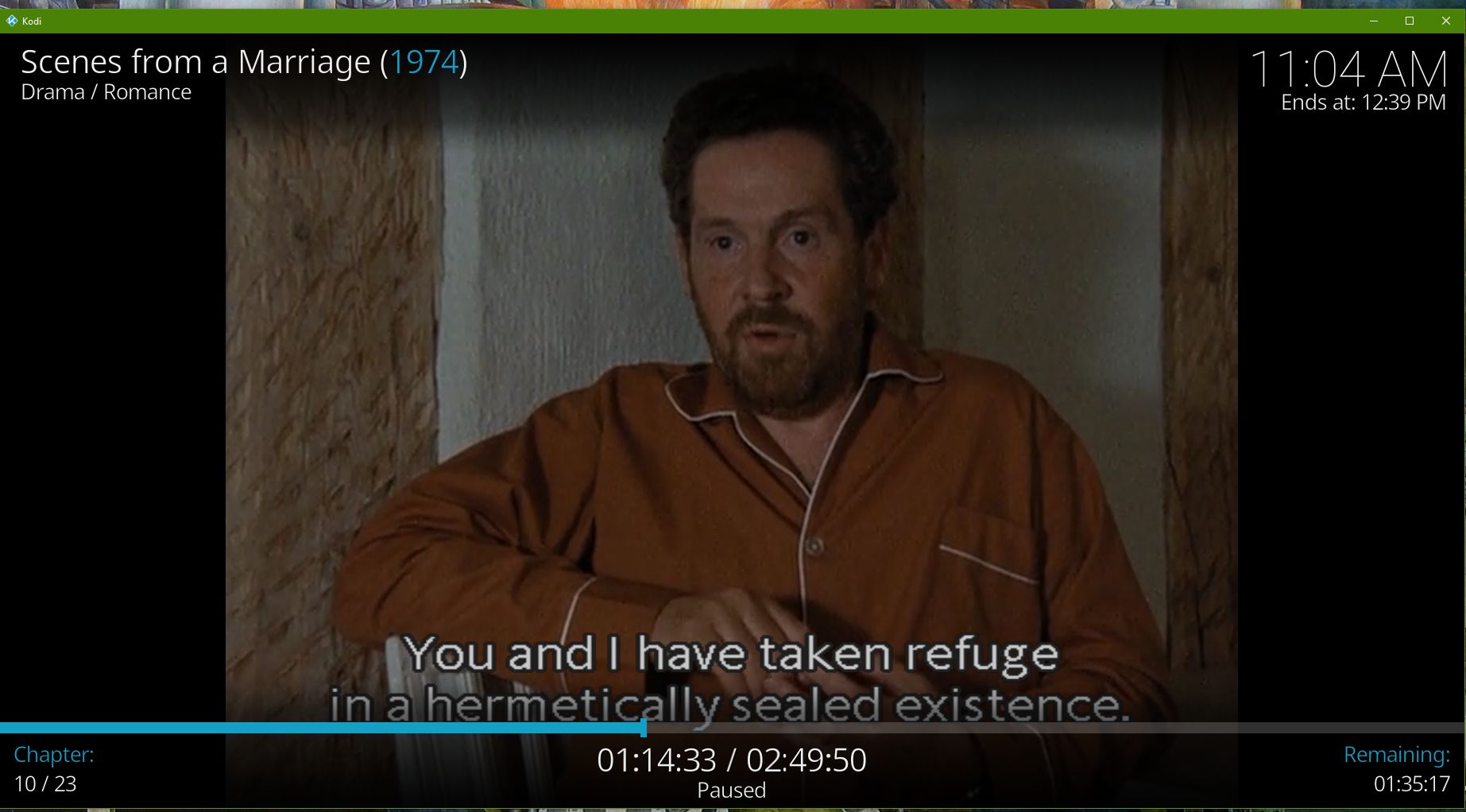 Erland Josephson in Scenes from a Marriage